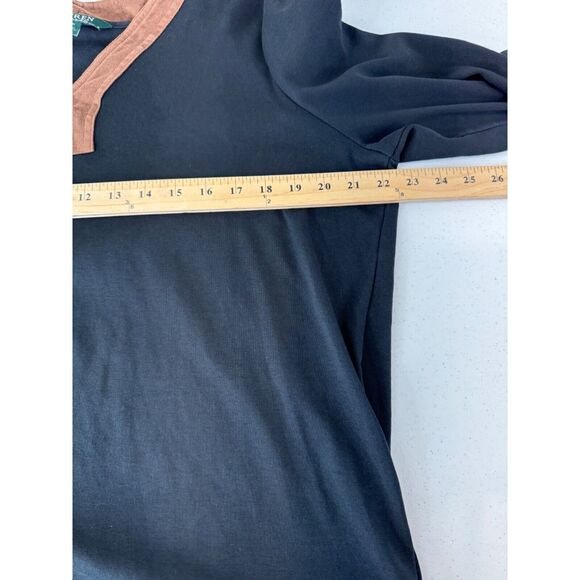 Lauren Ralph Lauren Womens 2X Black Brown Classic Capsule‎ Staple Career - Picture 8 of 10